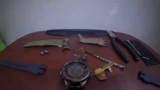 DIY Casio PRW 3000B watch band replacement [upl. by Janela]