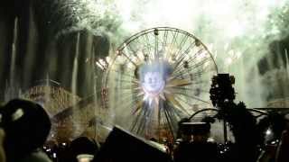 2014 New Years Eve Countdown World of Color Disneys California Adventure [upl. by Strain]