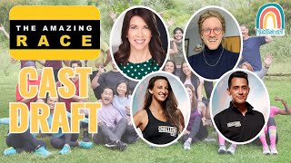 AMAZING RACE 35 CAST DRAFT with JAMES amp CAYLA⎰Nerdtainment [upl. by Madel868]