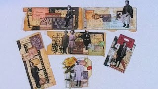 VINTAGE PAPER AND WASHI TAPE EPHEMERA USING TIM HOLTZ [upl. by Nyledam]