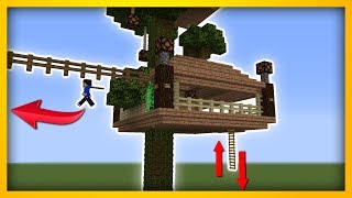 Minecraft  How to build a commandblock TREE HOUSE [upl. by Babb]