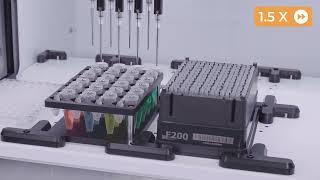 Flo i8 Liquid Handler  Dispense from a Tube into a Microplate [upl. by Eugine761]