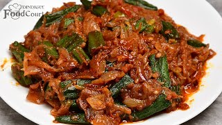 Bhindi Onion Masala Bhindi Masala Side Dish For Chapati Rice [upl. by Girardi]