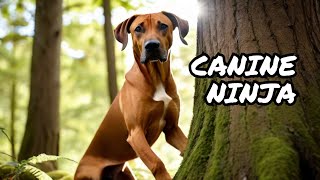 Can a Rhodesian Ridgeback CLIMB TREES Athletic Dog Shocks Owner [upl. by Ridan181]