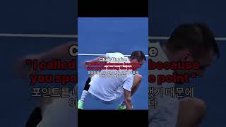 테니스 제 1 규칙  바로 사과하지 말 것  Tennis Rule 1 Dont apologize immediately medvedev [upl. by Fagaly]