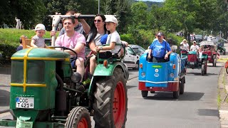 Großer Schlepperumzug durch Senheim 07072024  Hochkelberg TV [upl. by Niel]