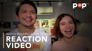 Jennylyn and Dennis watch ROSARIO after 10 years  Reaction Video  POPTV Philippines [upl. by Adlecirg269]