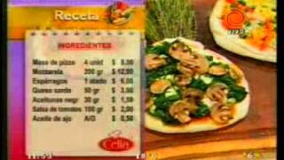 Receta del dia variedad de pizza con faina pt4 201104203gp [upl. by Loughlin]