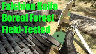 CSGO  Falchion Knife ★ Boreal Forest  fieldtested ft SHOWCASE [upl. by Territus]