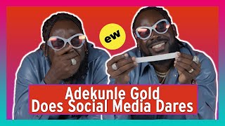 We Challenged Adekunle Gold To Social Media Dares [upl. by Sivrat552]