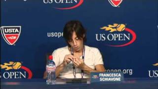 2010 US Open Press Conferences Francesca Schiavone Third Round [upl. by Attenoj760]