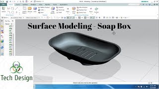 Unigraphics NX  Surface Modeling Example  Soap Box [upl. by Strain]