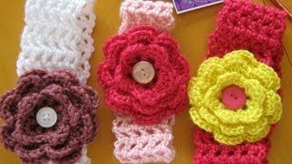 how to crochet a hairband or headband all sizes [upl. by Chil268]