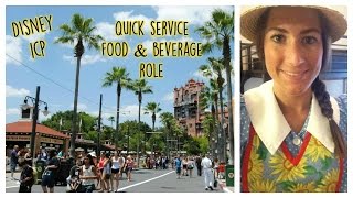 Disney College Program Quick Service Food amp Beverage [upl. by Nnyleahs]