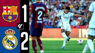 Barcelona 12 Real Madrid  HIGHLIGHTS  LaLiga 202324 [upl. by Euhc]