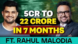 5 Crore To 22 Crore In 7 Months  The Dark Reality Of Startup  rahulmalodiaofficial DBC Podcast [upl. by Ainomar]