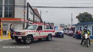 LLEGADA DE LA ANTORCHA DE LA LIBERTAD A SAN RAFAEL DE HEREDIA COSTA RICA 140824 🇨🇷🔥 [upl. by Hekker799]