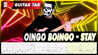 【OINGO BOINGO】 Stay  cover by Masuka  LESSON  GUITAR TAB [upl. by Zohar]