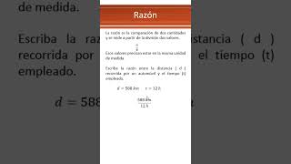 Razón  Matemáticas  COMIPEMS 2 [upl. by Woolley402]