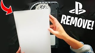 How to Remove and Add PS5 Face Plates EASY [upl. by Ecilahs]