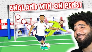 England beat Switzerland on penalties😅 Euro 2024  442oons Reaction [upl. by Ritter]