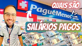 Quanto GANHA um FUNCIONÁRIO da Farmácia PAGUE MENOS [upl. by Sakram631]