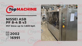 NISSEI asb PF84B v3 PET Injection blow molding machine used [upl. by Notyard]