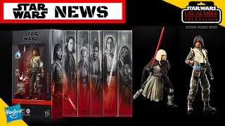 STAR WARS ACTION FIGURE NEWS BLACK SERIES VINTAGE amp RETRO COLLECTION ACOYLTE REVEALS [upl. by Acissey]