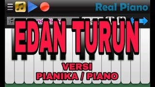 Tutorial Pianika Edan Turun  Demy [upl. by Atinel]