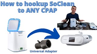 How to connect SoClean to ANY CPAP  Step by Step [upl. by Eidnahs]