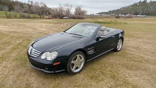 BaT 2003 Mercedes SL55 AMG external walk around [upl. by Egroej]