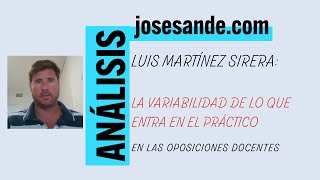 La variabilidad de lo que entra en el práctico en las oposiciones docentes [upl. by Boorer]