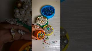 🌈💙New oddly satisfying asmr incredible beads momentsBeads video pearl beadspebbles asmr shorts [upl. by Arlinda]