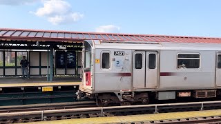 R188 7 Train Stopping At 74th St  Broadway [upl. by Sibyls]