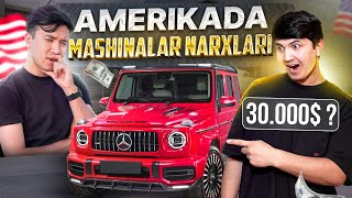 🇺🇸🇺🇿 AMERIKADAGI MOSHINALAR NARXLARI  MALIBUDAN ARZON MERCEDES 🤩 😱 [upl. by Reiko376]