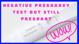 NEGATIVE PREGNANCY TEST RESULTS  STILL PREGNANT  4 WEEK SYMPTOMS [upl. by Angela691]