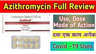 Azithral Tablet  Uses Side Effects amp Mode of Action  Azithromycin Tablet ke fayde [upl. by Kieffer]