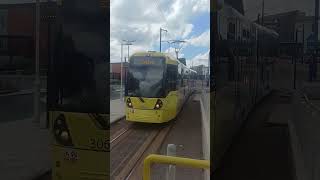 AshtonunderLyne Metrolink To Eccles [upl. by Ednutey]