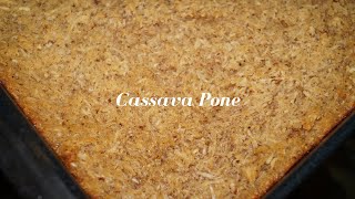 HOW TO MAKE GUYANESE CASSAVA PONE 🇬🇾 [upl. by Sharia470]