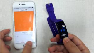 Wristband Bracelet DFit D21 Fitness Tracker Swim Band Sport Smartband Pulsometer for Android IOS [upl. by Aowda12]