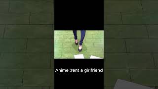 Animerent a girlfriend animegirl animeshorts [upl. by Melisandra]