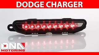 DNA Motoring 0610 Dodge Charger Smoked LED Third Brake Light [upl. by Annaiv]