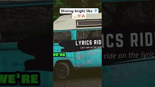 SHINE BRIGHT LIKE A DIAMOND Full Lyrics Video by Rihanna viralvideo fyp lyricsvideo [upl. by Kcam]