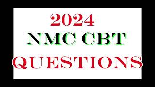 NMC CBT QUESTIONS CLINICALS [upl. by Guendolen]