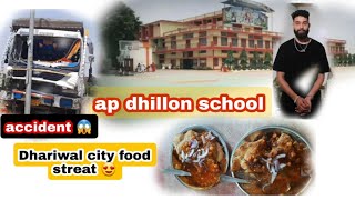 Ap dhillon City Tour 😍 Ap dhillon school ❤ Dhariwal street food 🍔 petrol prank Rs 10 [upl. by Ycnej]