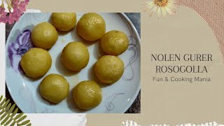 Nolen gurer Rosogolla bengalisweetrecipe rosogollarecipe [upl. by Danika]