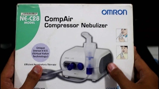 Cara Menggunakan Nebulizer di Rumah  Alat Terapi Uap Omron NE C28 [upl. by Haslam696]