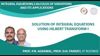 Solution of integral equations using Hilbert transformI [upl. by Hen]