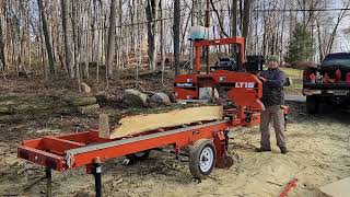 Milling Black Locust in the Levine Meadow [upl. by Menedez944]