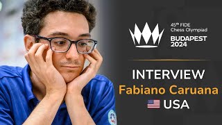 quotWE ARE AIMING FOR THE GOLD AGAINquot  FABIANO CARUANA TEAM USA [upl. by Sayette281]